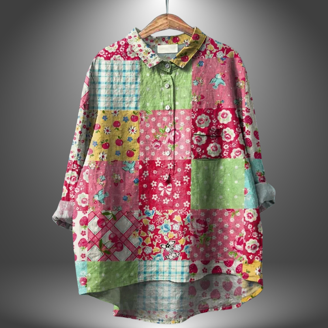 Aria™ | Camicia da donna a mano con fiori
