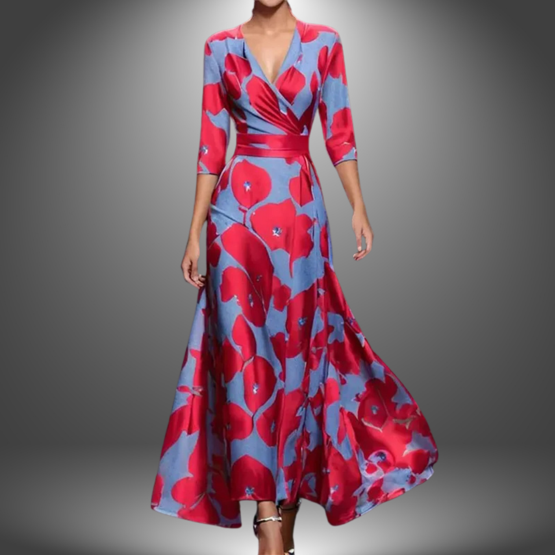 Sofia™ | Elegante abito lungo artigianale per donna
