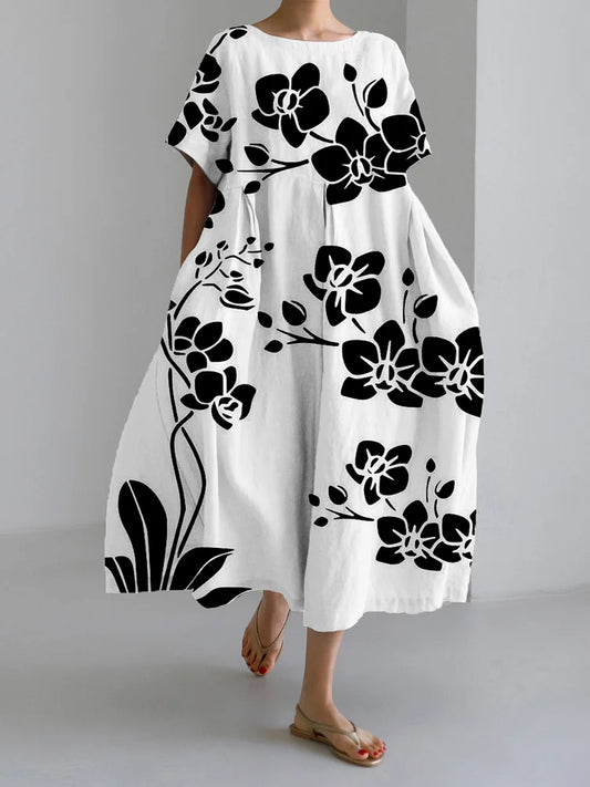 MARISELLA | Abito Floreale Elegante per Ogni Occasione con Stile e Comfort Fluttuante