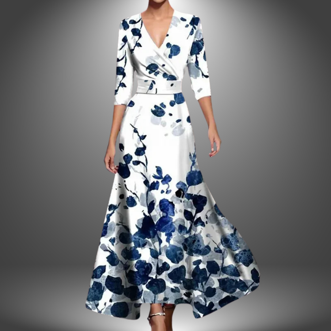 Sofia™ | Elegante abito lungo artigianale per donna