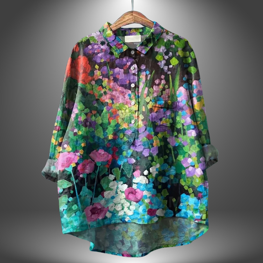 Aria™ | Camicia da donna a mano con fiori