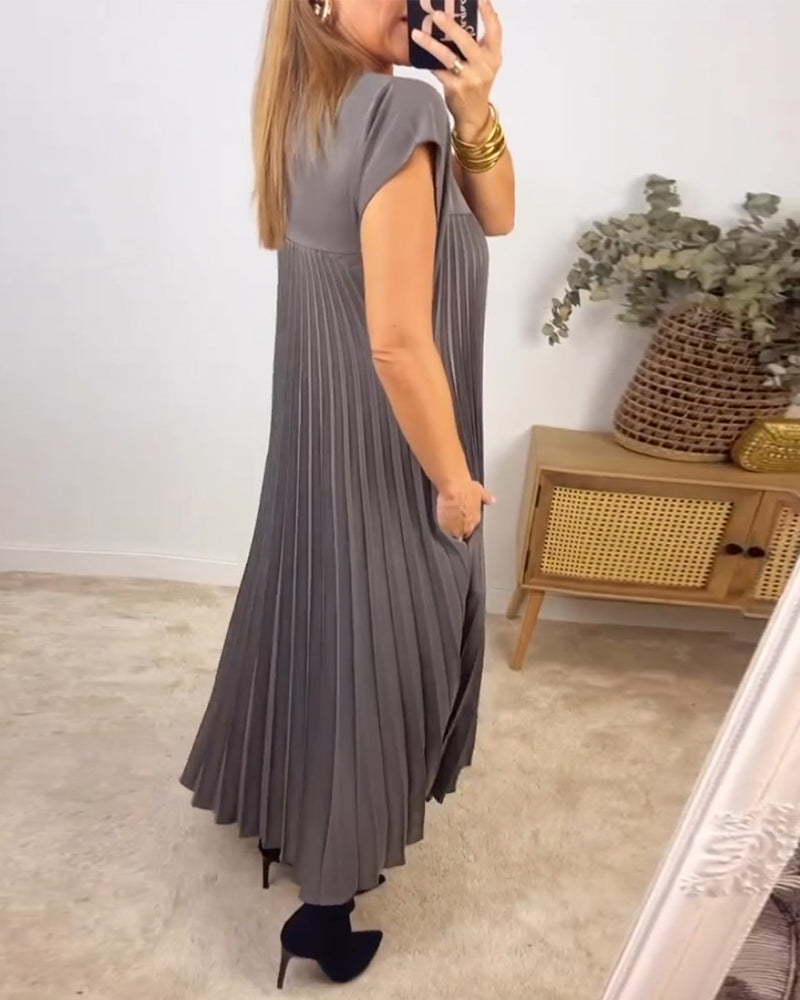 Luna™ | Vestito Lungo Plissettato