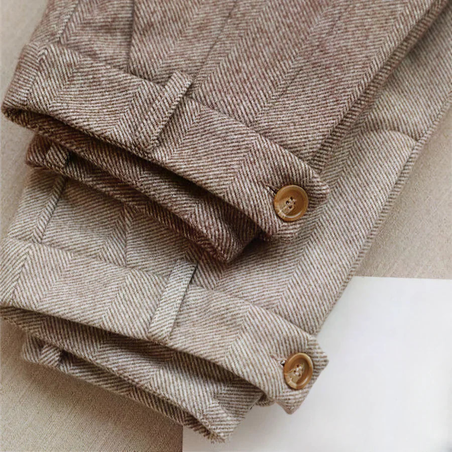 Lorenzo™ - Pantaloni eleganti in lana di alta qualità