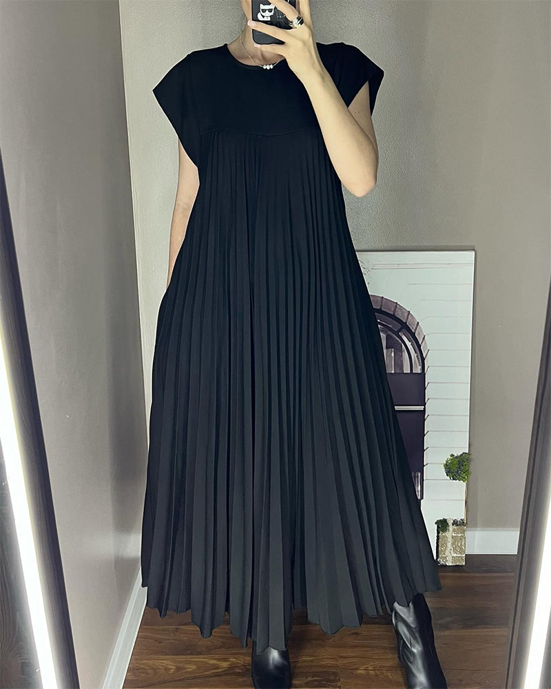 Luna™ | Vestito Lungo Plissettato