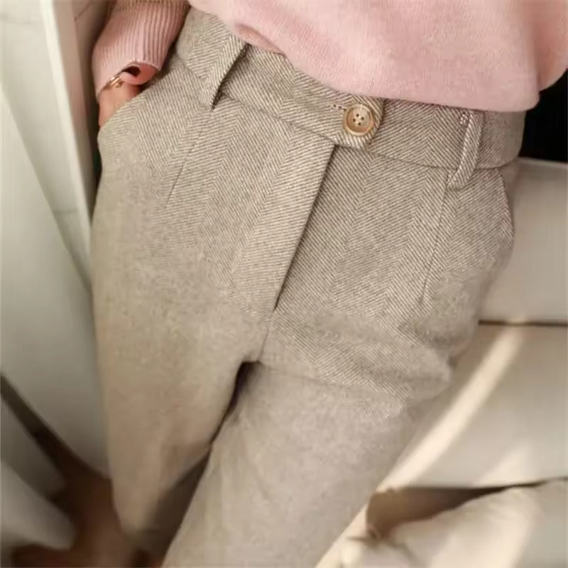 Lorenzo™ - Pantaloni eleganti in lana di alta qualità