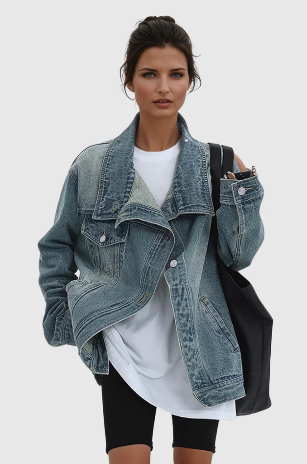 Luciana™ | Giacca denim creativa